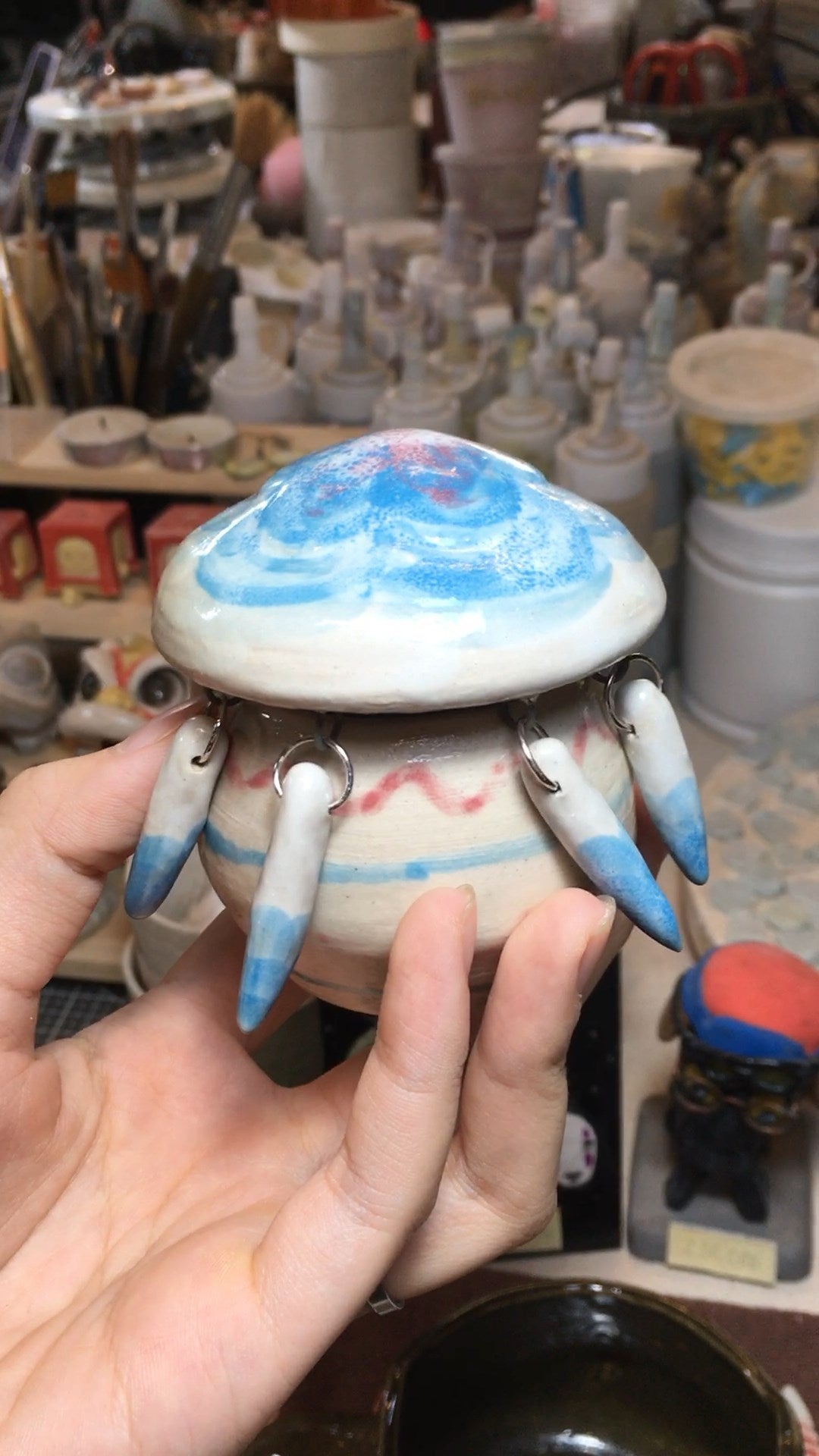 Here, we play with clay every day