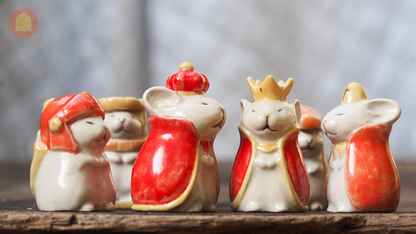 Keramik Hamster Schachset – Nghich Dat – Clay Play