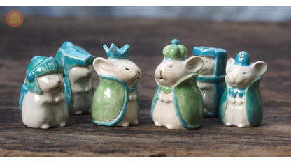 Keramik Hamster Schachset – Nghich Dat – Clay Play
