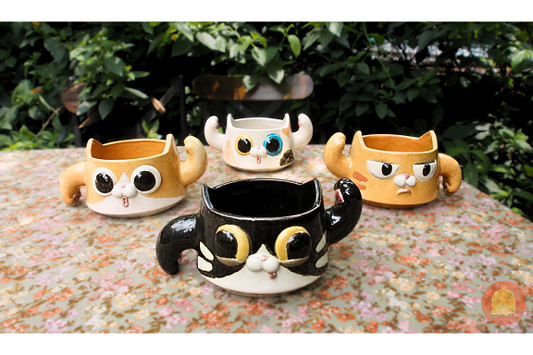 Mug-bol pour chat Mowl - Nghich Dat - Clay Play